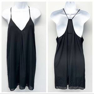Alice and Olivia Fierra Racerback Dress Black S